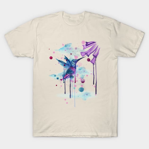 Hummingbird Skeleton 2.0 T-Shirt by LVBart